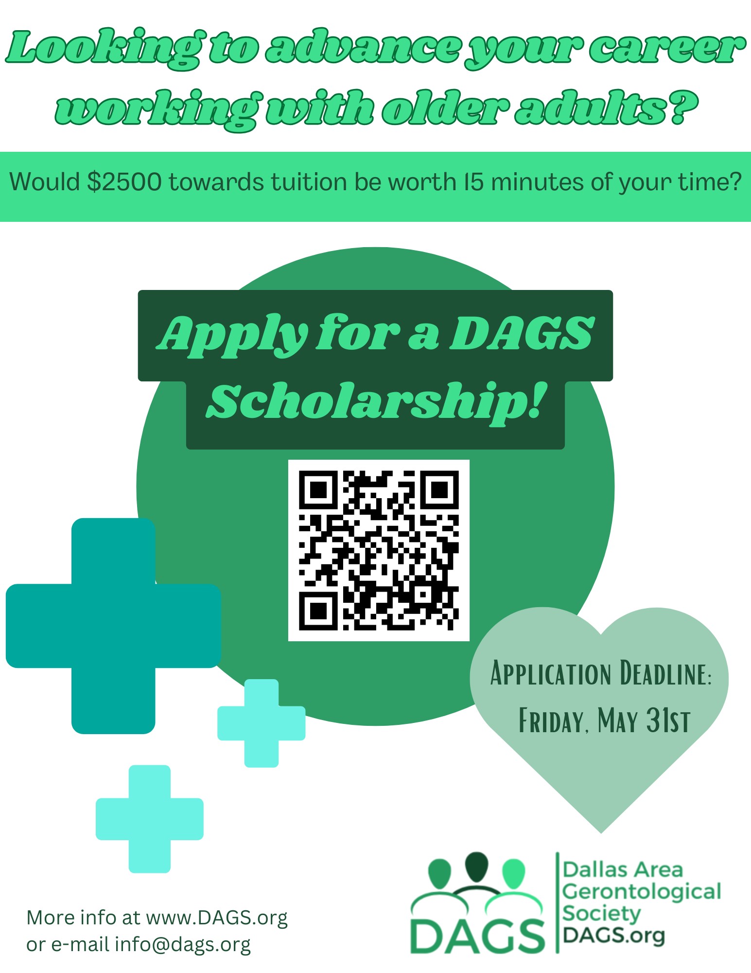 Apply for a DAGS Scholarship